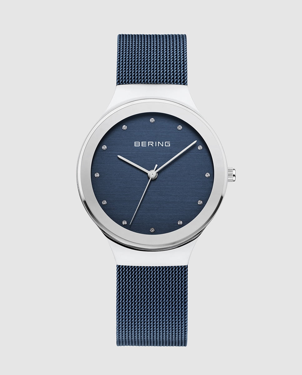 Bering - Reloj De Mujer 12934-307 De Acero Azul Barato