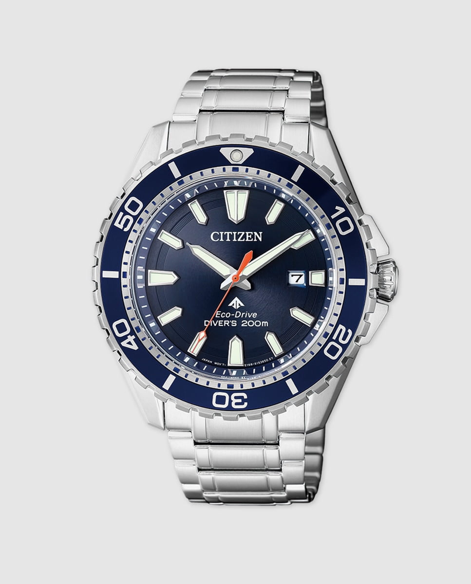 Citizen - Reloj De Hombre Diver'S Eco Drive Bn0191-80L De Acero Barato