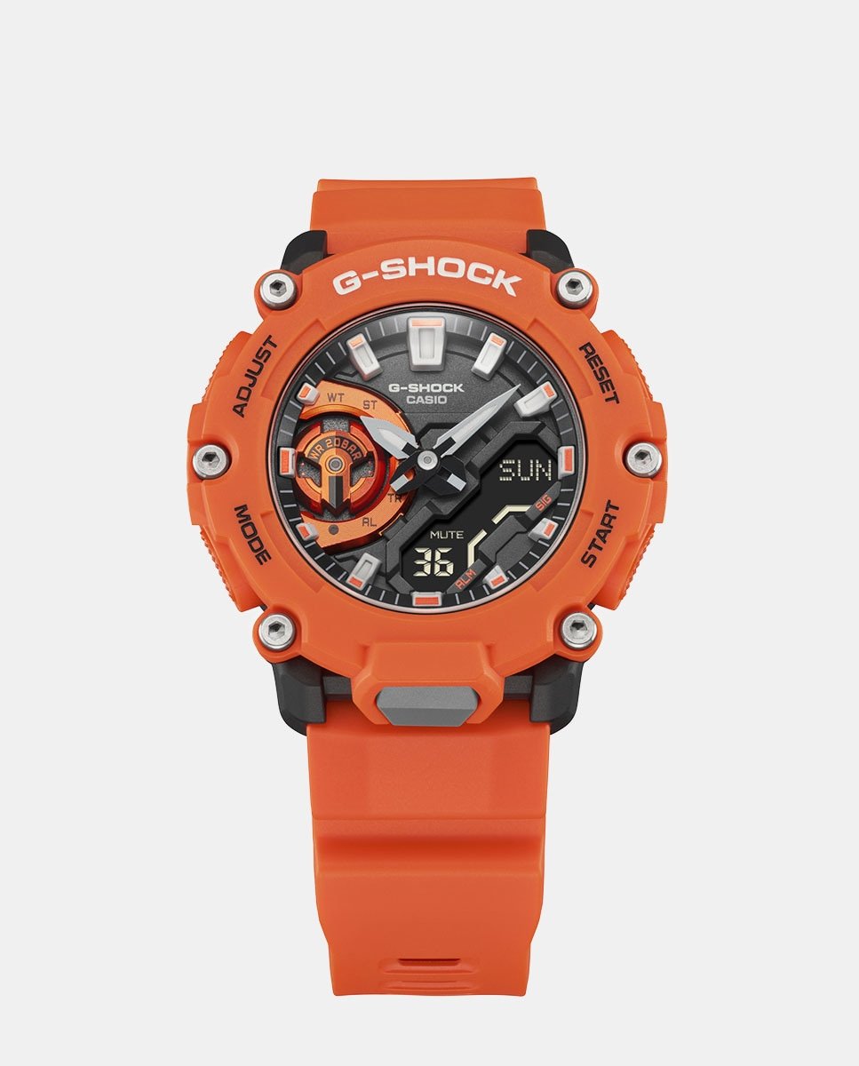 Casio - Reloj De Hombre G-Shock Ga-2200M-4Aer De Resina Naranja Barato