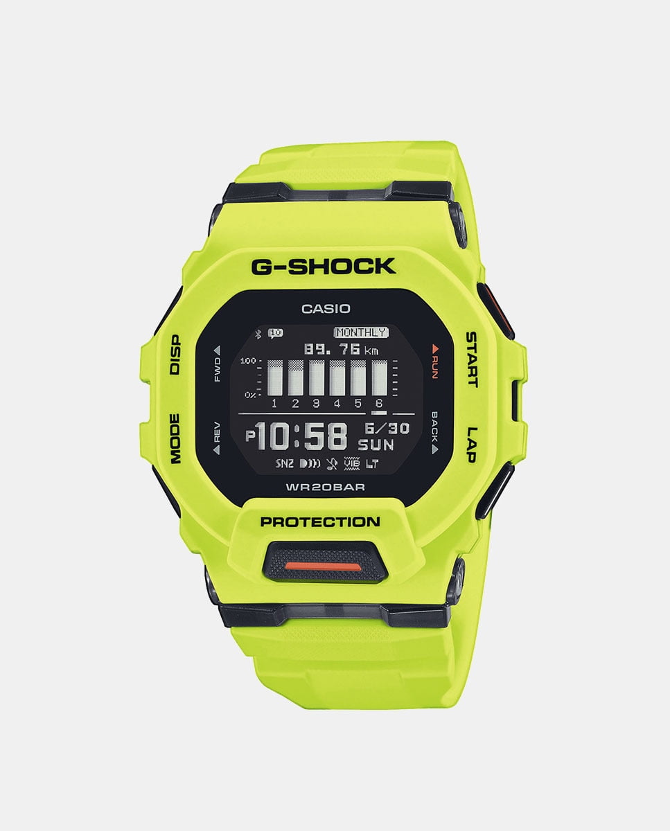 Casio - Reloj De Hombre G-Shock Sportsgbd-200-9Er De Plástico Amarillo Flúor Barato