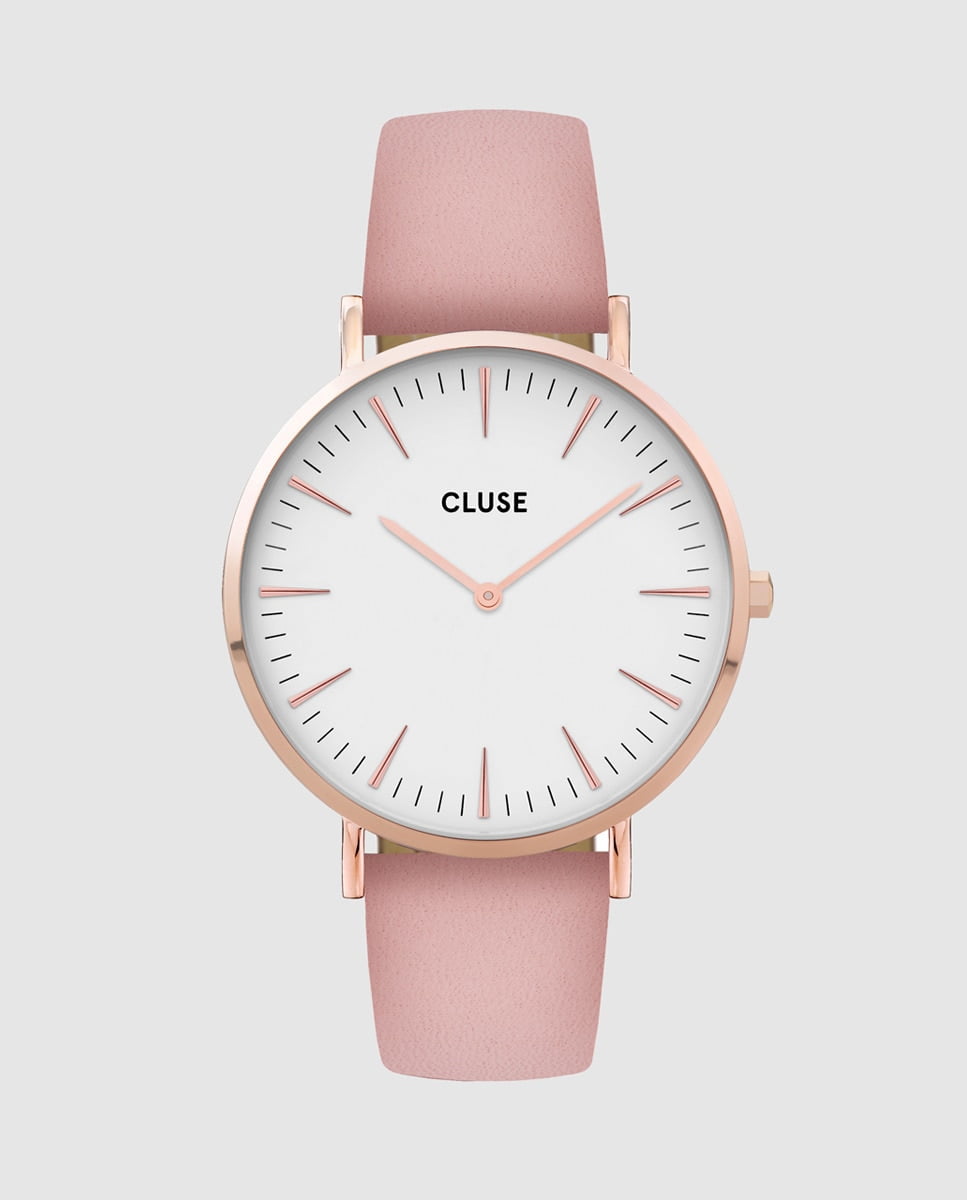 Cluse - Reloj De Mujer Cw0101201012 De Piel Rosa Barato