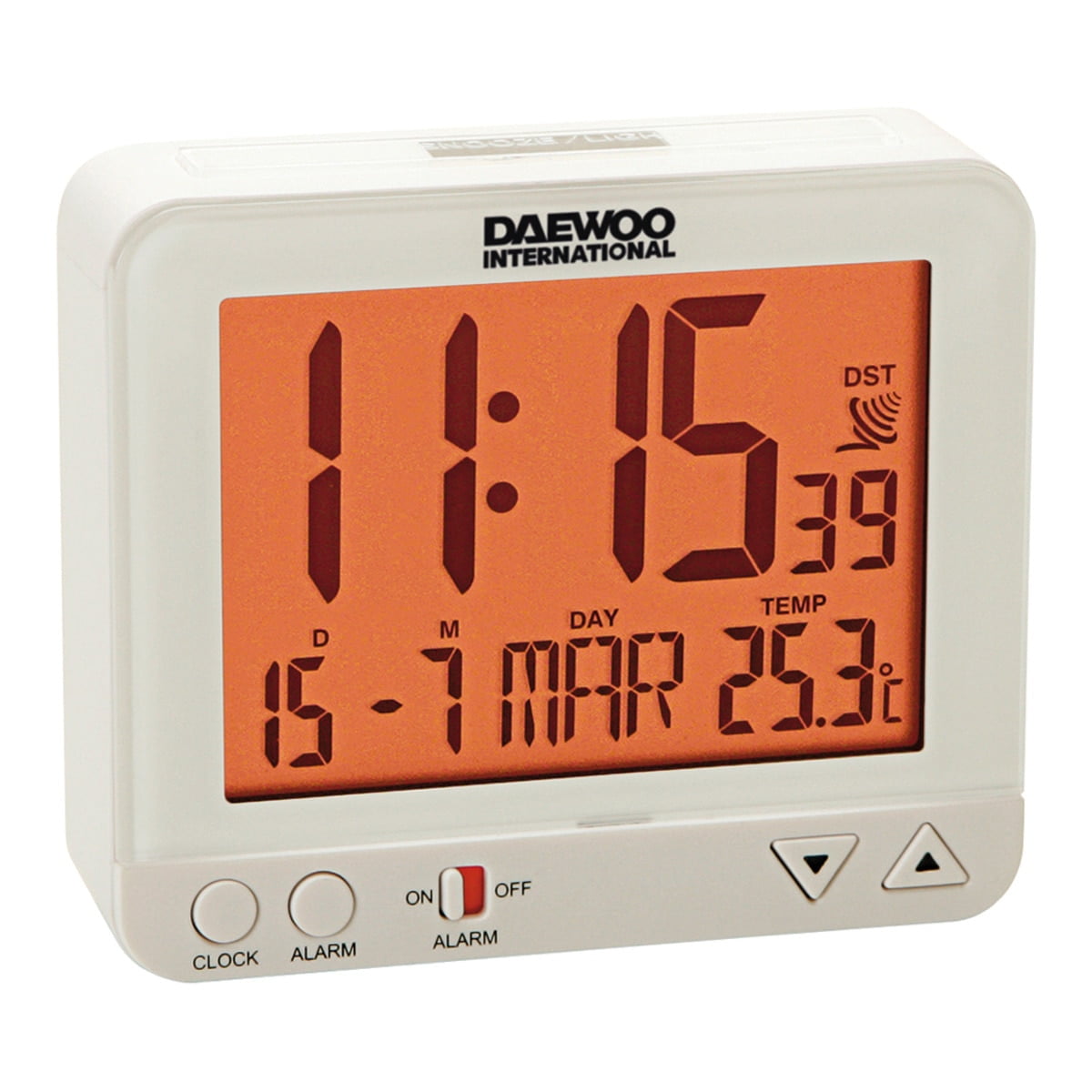 Daewoo - Reloj Despertador Digital Dcd-200W Barato