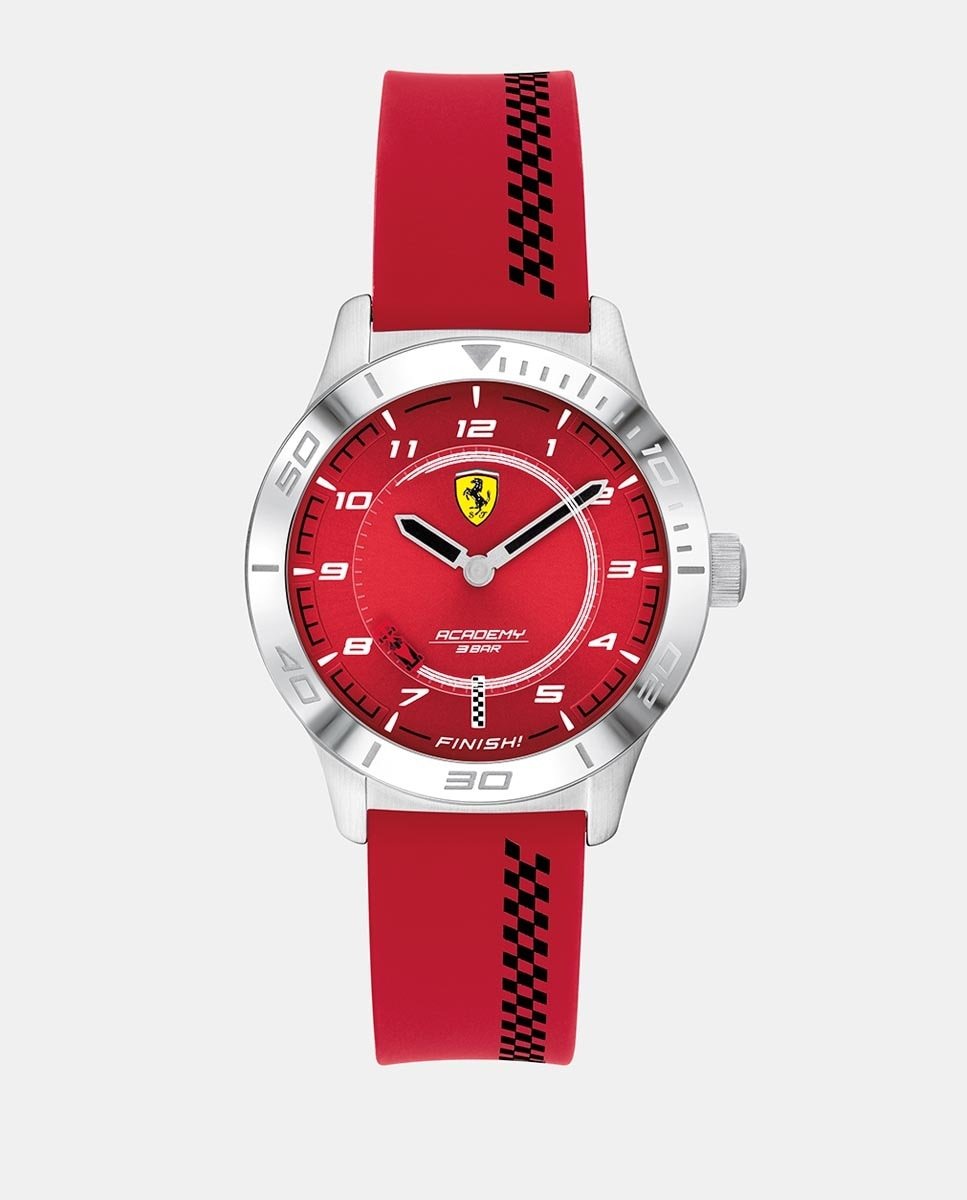 Ferrari - Reloj De Cadete 0810028 De Silicona Rojo Barato