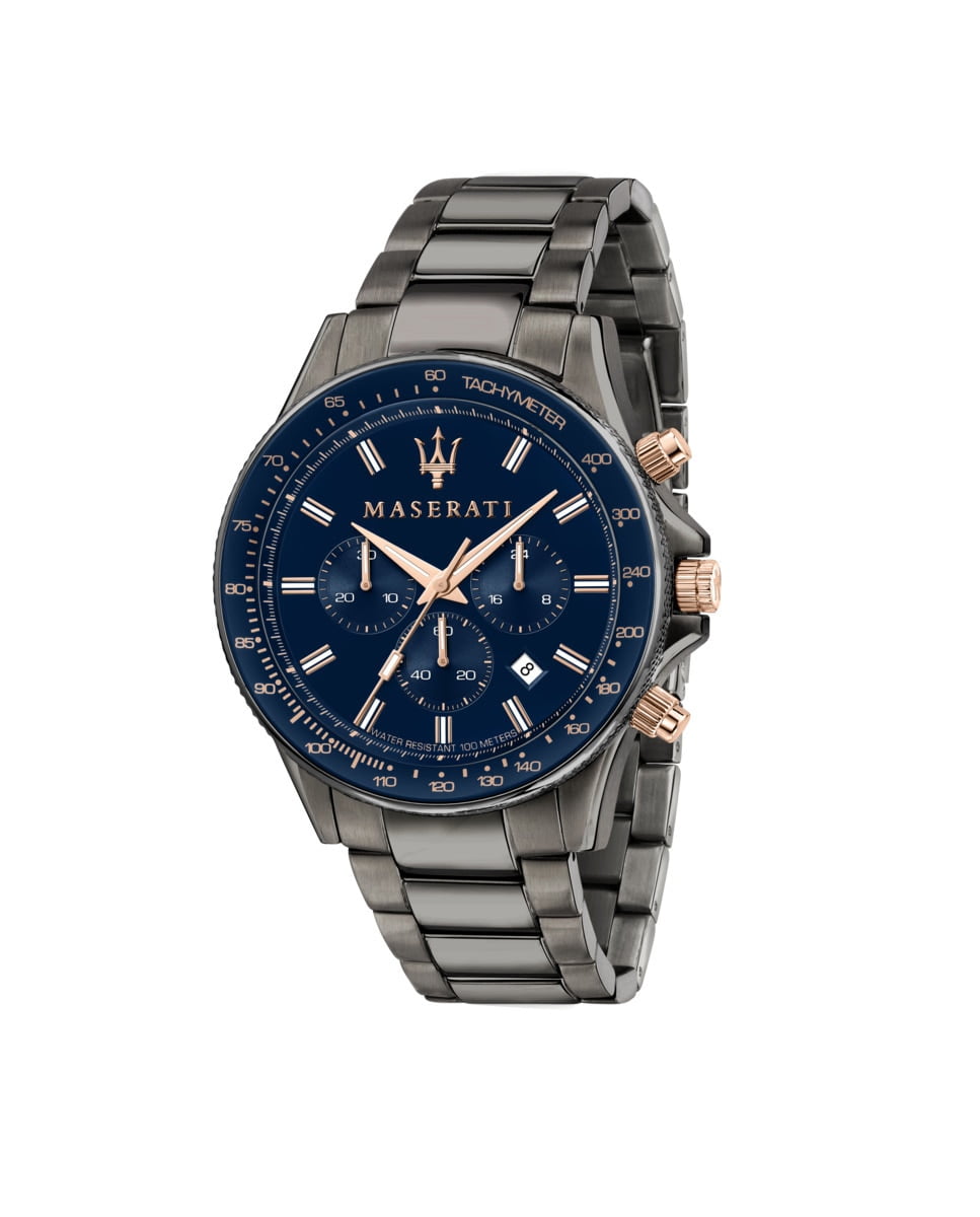Maserati - Reloj De Hombre Sfida R8873640001 De Acero Y Correa De Color Gris Barato