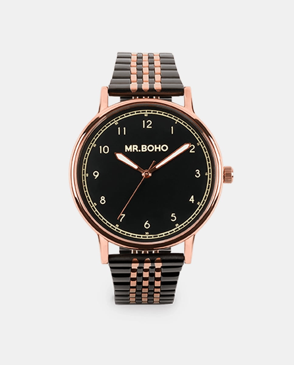 Mr. Boho - Reloj De Hombre Heritage 00728945 De Acero Bicolor Barato