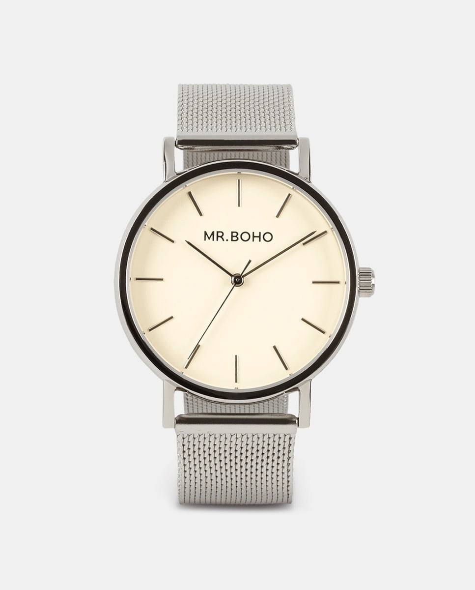 Mr. Boho - Reloj De Mujer Metallic 00728941 De Acero Barato