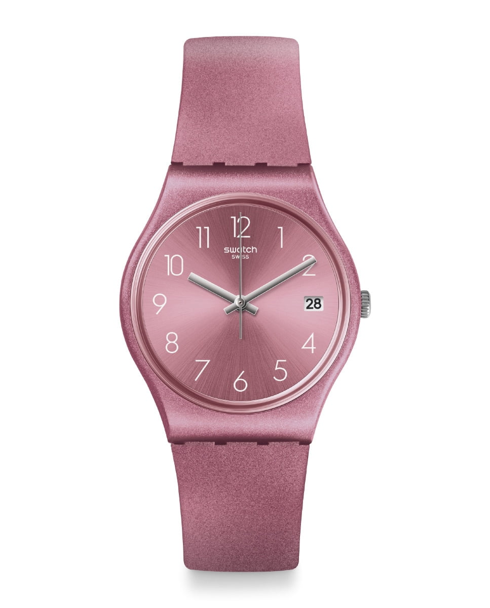 Swatch - Reloj De Mujer Datebaya De Silicona Barato