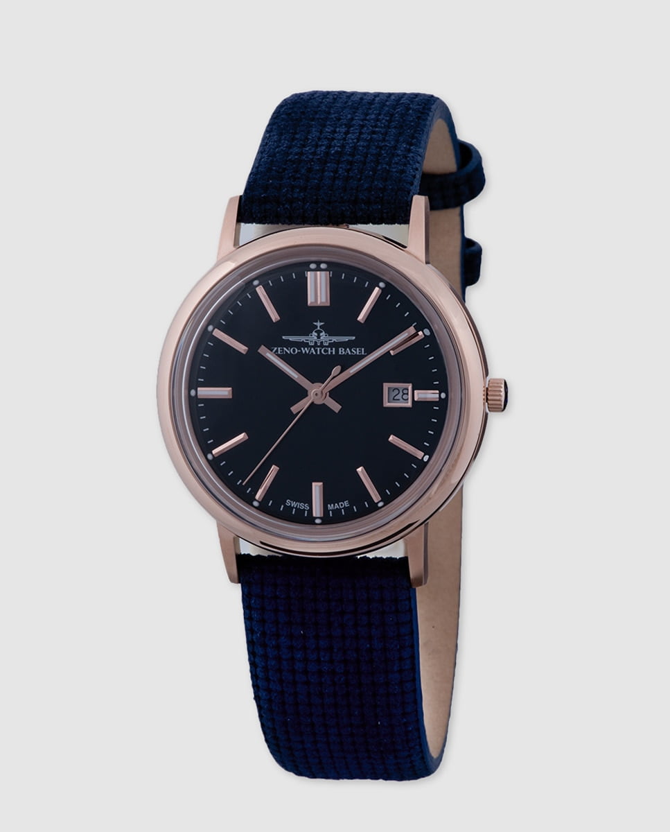 Zeno-Watch Basel - Reloj De Hombre Ze5177-3 Vintage De Piel Barato